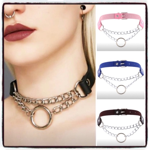 Jewelry Metal Chain Oring Choker Bondage Harness Necklace Poshmark Jewelry Metal Chain Oring Choker Bondage Harness Necklace Poshmark